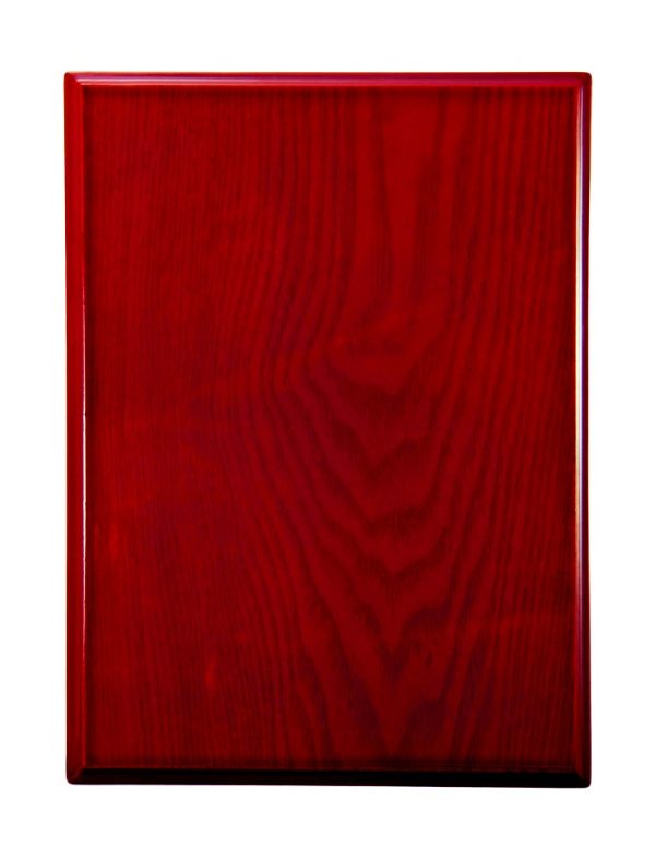 Piano Finish Plaque Red