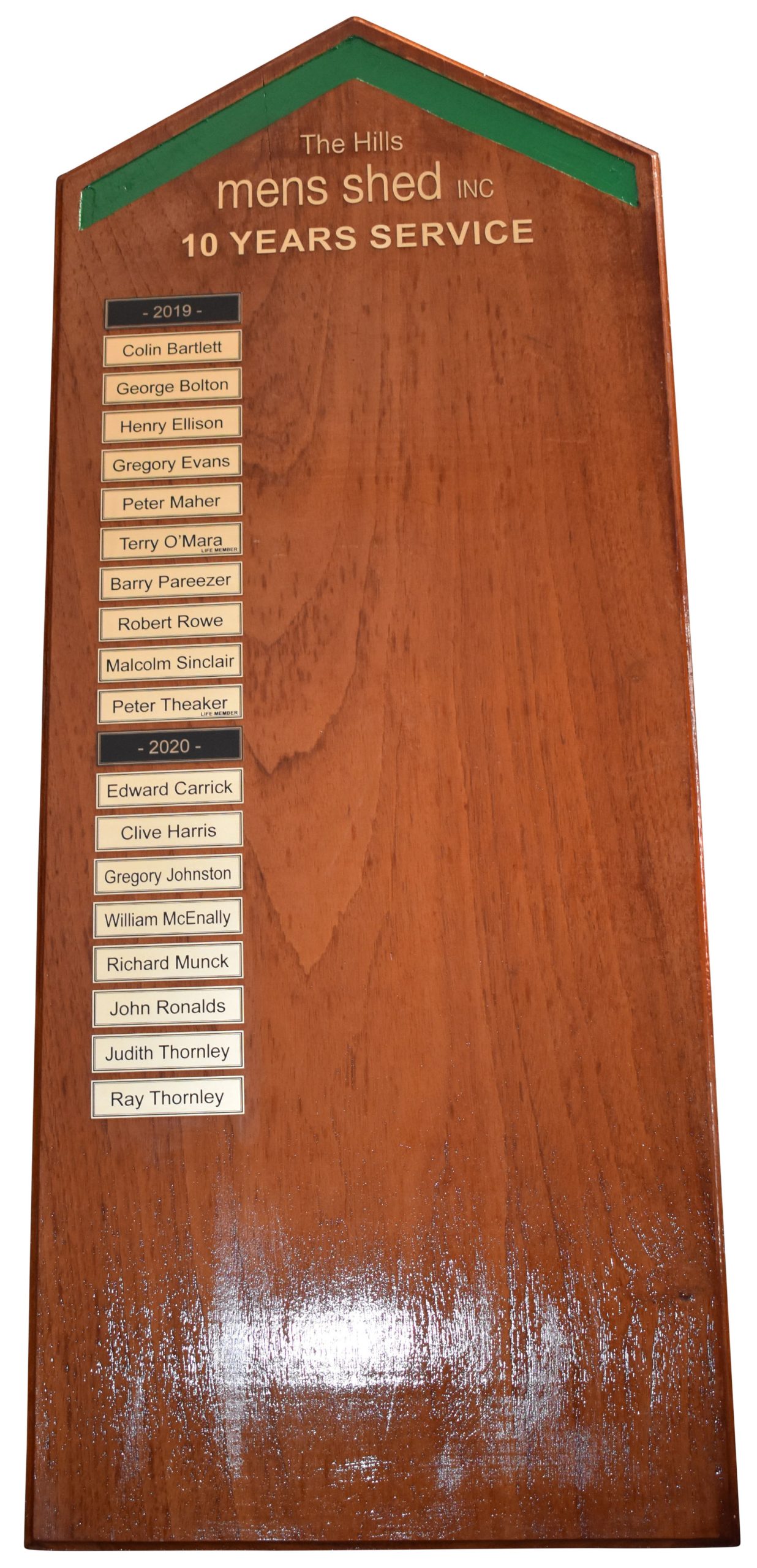 Wooden Honour Board Home Made