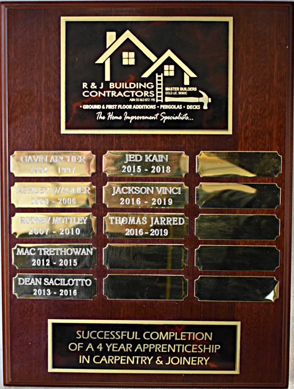 Perpetual - Timber Plaque 250mm x 300mm with Replica