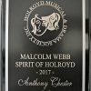 PLAQUE - BLACK & Silver PL2 D