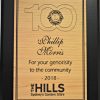 Timber Plaque with Timber Look Face Plate - PL3 D