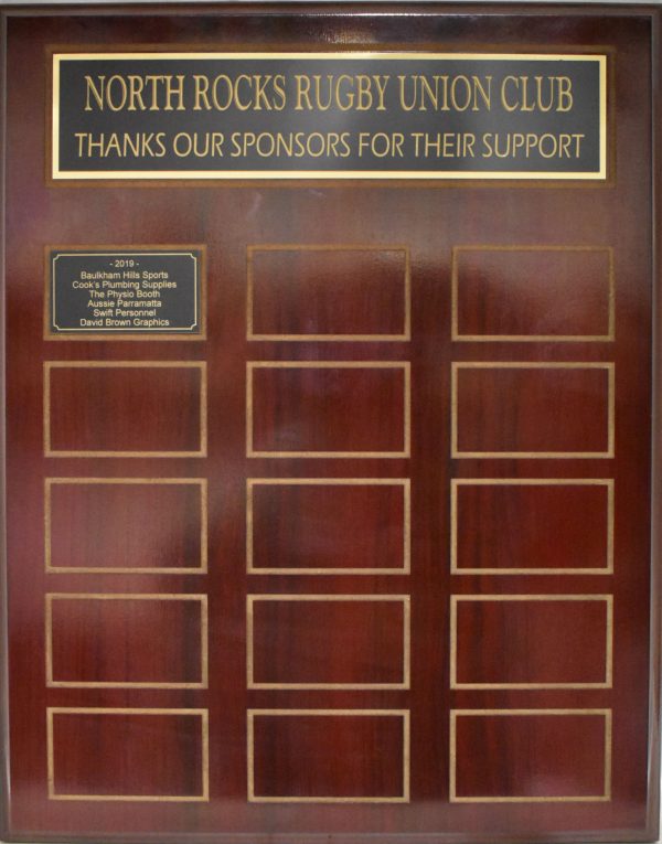 Timber Perpetual Plaque