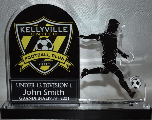 Custom - Acrylic Soccer/Football Trophy AUSTRALIAN MADE