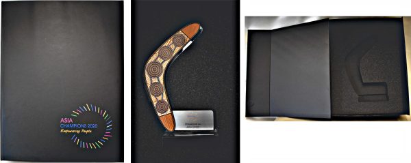 Custom - Acrylic Boomerang Trophy