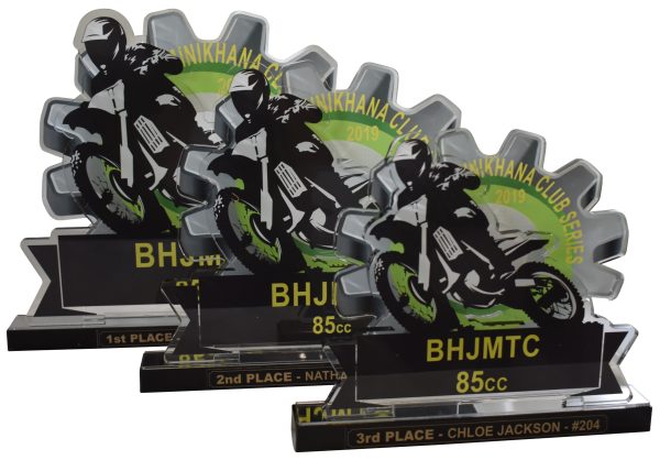 Custom - Acrylic Motorcross Gymkhana Awards