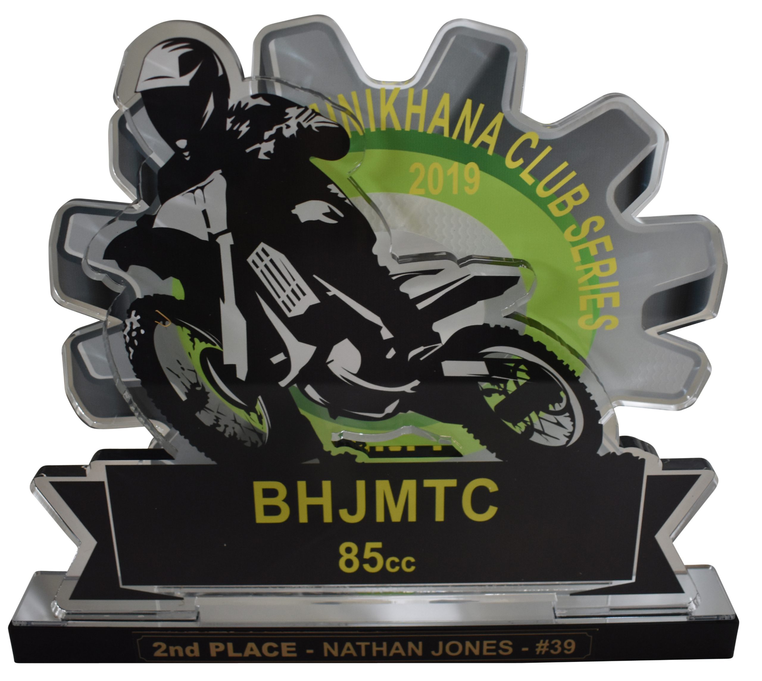 Custom- Acrylic Motorcross Gymkhana Awards
