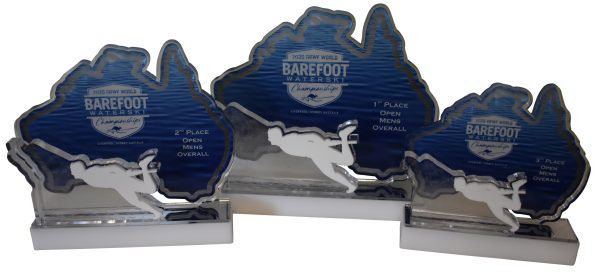 Custom - Acrylic Barefoot Waterski Trophy