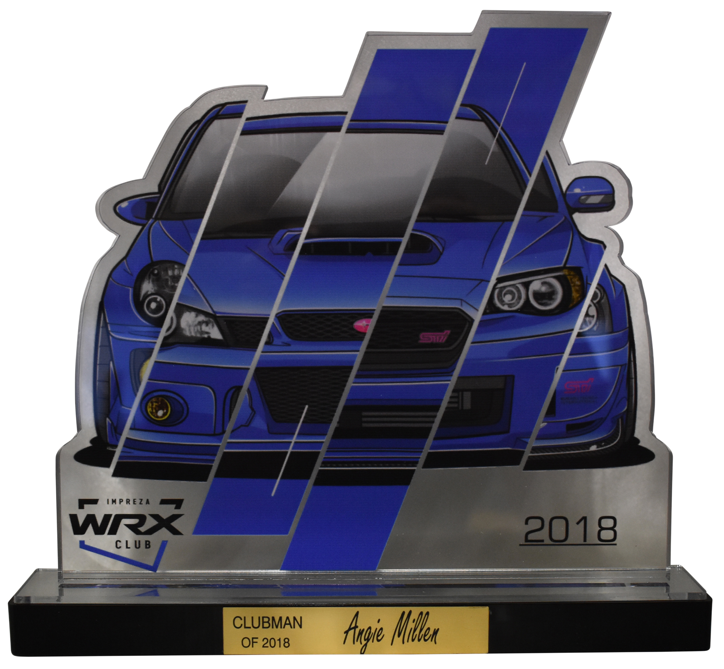 Custom – Acrylic WRX Car Club Award